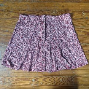 American Eagle Zip Mini Skirt